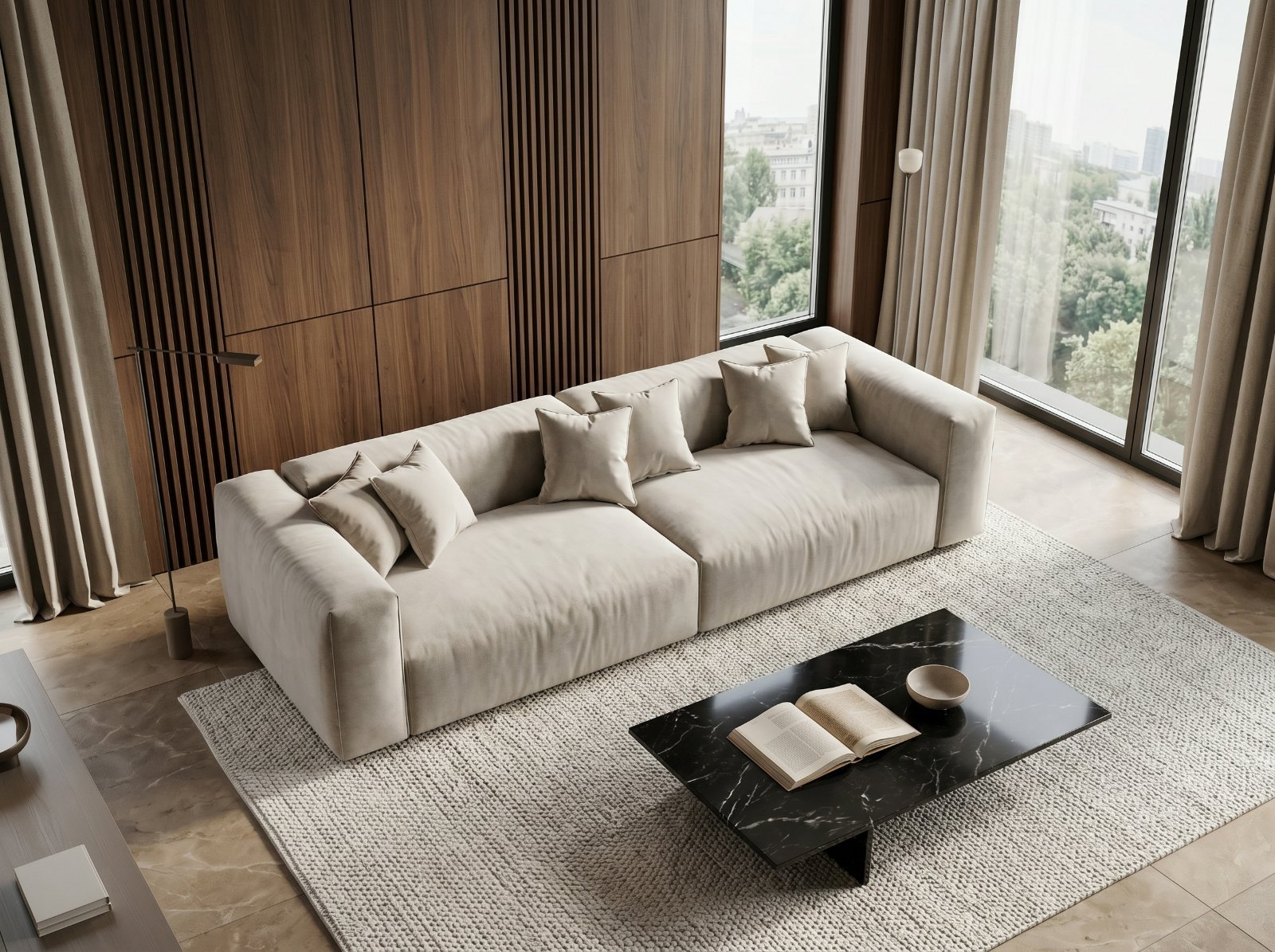 Диван Lugano Low купить в Иркутске, салон AURA