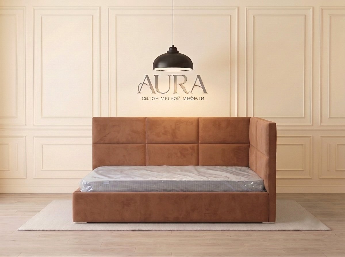 Угловая кровать Louisa купить в Иркутске, салон AURA